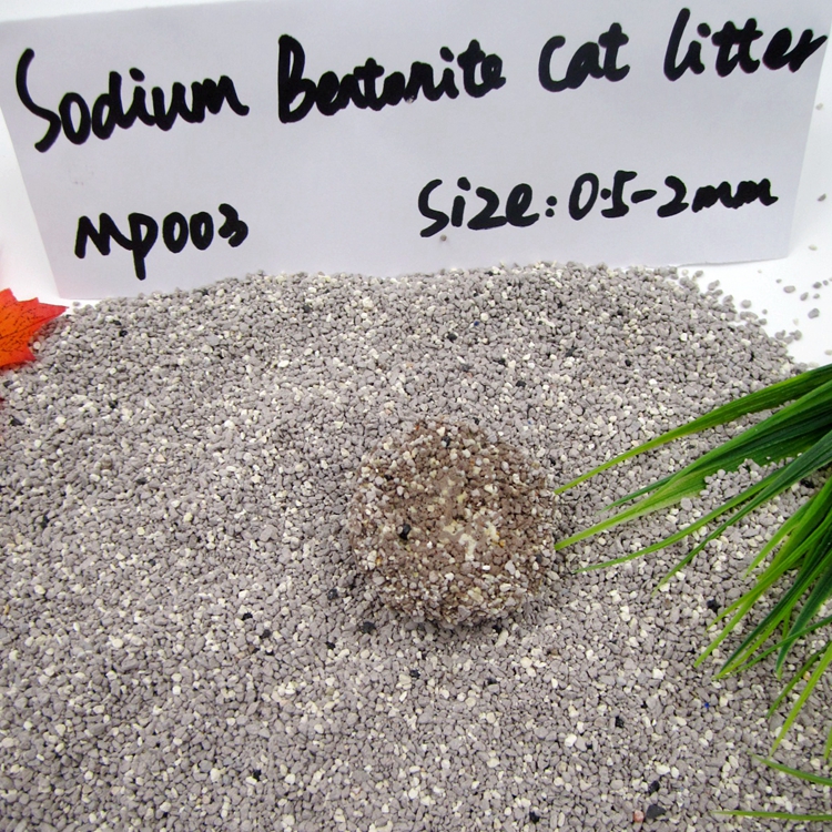 Most Popular Sodium Bentonite Clay Cat Litter GP003